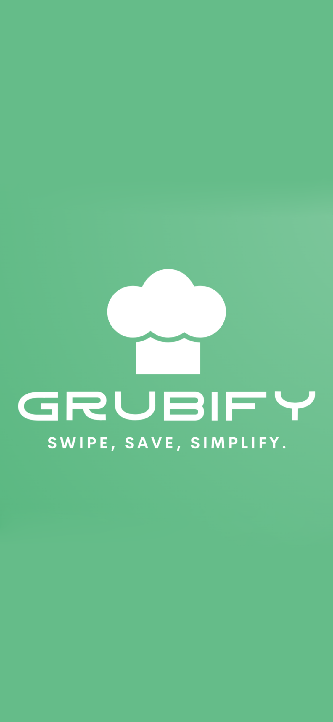 Grubify App Interface